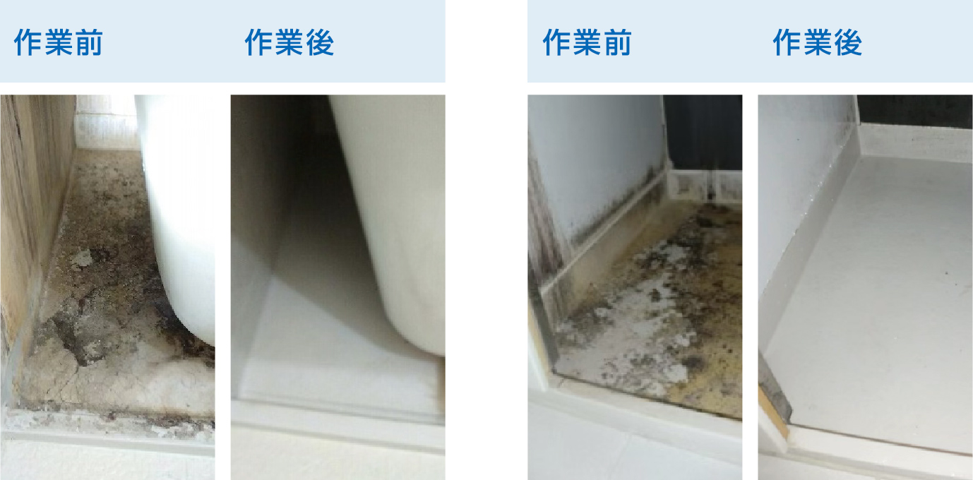 バスタブ下洗浄